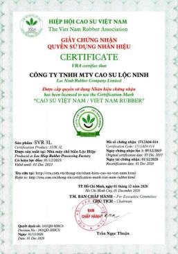 Chứng Nhận SVR 3L