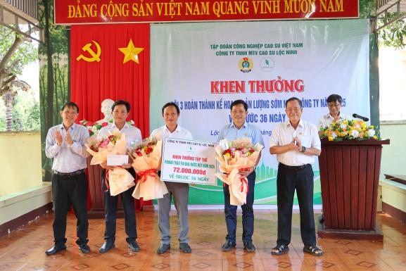 Đội 3 – Đơn vị đầu tiên về đích của Cao su Lộc Ninh