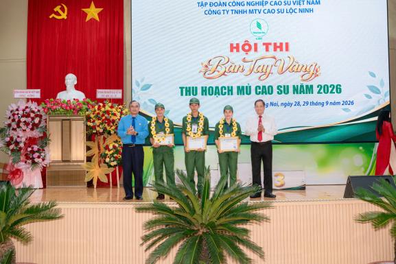 17 đội tuyển 51 thí sinh tranh tài tại Hội thi Bàn tay vàng Công ty TNHH MTV Cao su Lộc Ninh năm 2026