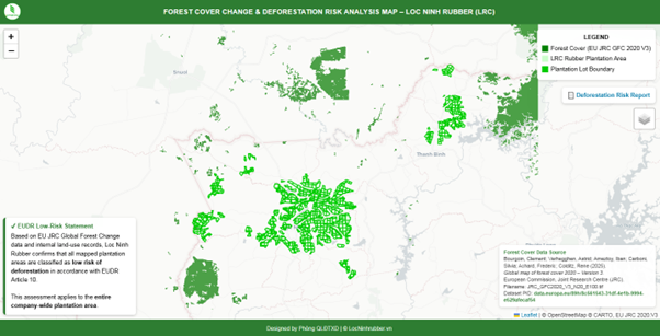 CAO SU LỘC NINH ĐẨY MẠNH CHUYỂN ĐỔI SỐ BẢN ĐỒ QUẢN LÝ ĐẤT ĐAI, NGUỒN NGUYÊN LIỆU TUÂN THỦ EUDR