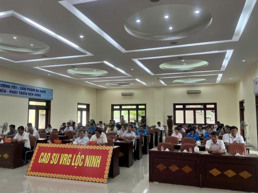 ĐẢNG BỘ CÔNG TY CAO SU LỘC NINH THAM DỰ HỘI NGHỊ TRỰC TUYẾN TOÀN QUỐC NGHIÊN CỨU, HỌC TẬP, QUÁN TRIỆT VÀ TRIỂN KHAI THỰC HIỆN NGHỊ QUYẾT HỘI NGHỊ LẦN THỨ HAI BAN CHẤP HÀNH TRUNG ƯƠNG ĐẢNG KHÓA XIV